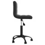 Schwarzer Samtbürostuhl mit Drehfunktion von , Bürostühle - Ref: Foro24-334353, Preis: 100,43 €, Rabatt: %