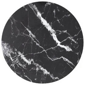 Tablero de mesa diseño mármol vidrio templado negro Ø50x0,8 cm by , Table tops - Ref: Foro24-322263, Price: 24,99 €, Discount: %