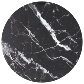 Tablero de mesa diseño mármol vidrio templado negro Ø50x0,8 cm by , Table tops - Ref: Foro24-322263, Price: 27,75 €, Discount: %