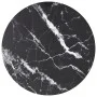 Tablero de mesa diseño mármol vidrio templado negro Ø50x0,8 cm by , Table tops - Ref: Foro24-322263, Price: 24,99 €, Discount: %