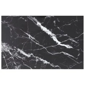 Schwarzer Marmor-Glastisch mit gehärtetem Glas, 100x62 cm, 8 mm. von , Tischplatten - Ref: Foro24-322275, Preis: 45,81 €, Rab...