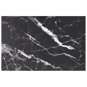 Tablero mesa diseño mármol vidrio templado negro 100x62 cm 8 mm by , Table tops - Ref: Foro24-322275, Price: 46,51 €, Discoun...
