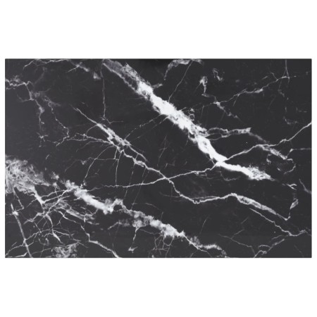Tablero mesa diseño mármol vidrio templado negro 100x62 cm 8 mm by , Table tops - Ref: Foro24-322275, Price: 46,51 €, Discoun...