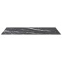Tablero mesa diseño mármol vidrio templado negro 100x62 cm 8 mm by , Table tops - Ref: Foro24-322275, Price: 46,51 €, Discoun...