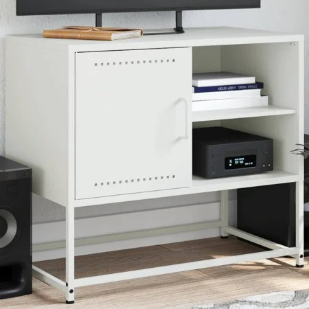 Mueble para TV de acero verde oliva 100,5x39x60,5 cm by , TV Furniture - Ref: Foro24-846546, Price: 81,08 €, Discount: %