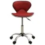 Friseurstuhl aus dunkelrotem Kunstleder von , Friseurstühle - Ref: Foro24-323679, Preis: 67,06 €, Rabatt: %