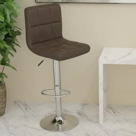 Brown synthetic leather kitchen stool by , Kitchen stools - Ref: Foro24-334222, Price: 89,50 €, Discount: %