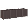 Pflanzgefäß PP braun 160x40x53 cm von , Töpfe und Pflanzgefäße - Ref: Foro24-367860, Preis: 127,26 €, Rabatt: %