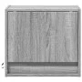 Wall-mounted bedside table with LED lights in Sonoma gray by , Nightstands - Ref: Foro24-852085, Price: 29,55 €, Discount: %