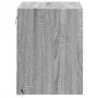 Wall-mounted bedside table with LED lights in Sonoma gray by , Nightstands - Ref: Foro24-852085, Price: 29,55 €, Discount: %