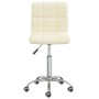 Drehbarer Bürostuhl aus cremefarbenem Stoff von , Bürostühle - Ref: Foro24-334315, Preis: 85,50 €, Rabatt: %