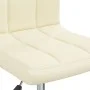 Cream-colored fabric swivel office chair by , Office chairs - Ref: Foro24-334315, Price: 84,78 €, Discount: %
