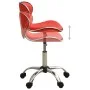 Roter Kunstleder-Salonhocker von , Friseurstühle - Ref: Foro24-323675, Preis: 66,80 €, Rabatt: %