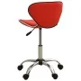 Roter Kunstleder-Salonhocker von , Friseurstühle - Ref: Foro24-323675, Preis: 66,80 €, Rabatt: %