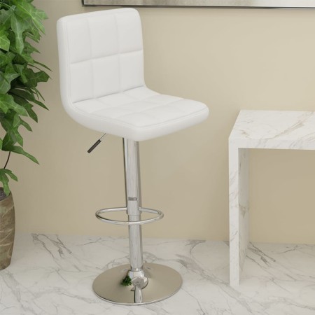 Weiße Küchenhocker aus Kunstleder. von , Küchenhocker - Ref: Foro24-334219, Preis: 97,70 €, Rabatt: %