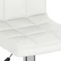 Weiße Küchenhocker aus Kunstleder. von , Küchenhocker - Ref: Foro24-334219, Preis: 89,95 €, Rabatt: %