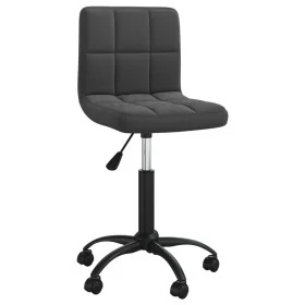 Schwarzer Samt-Drehstuhl für Esszimmer von , Essstühle - Ref: Foro24-3087593, Preis: 100,43 €, Rabatt: %
