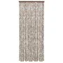 Taupe gray and white chenille mosquito net curtain 56x185 cm by vidaXL, Mosquito nets for windows - Ref: Foro24-325460, Price...