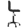 Schwarzer Samt-Drehstuhl für Esszimmer von , Essstühle - Ref: Foro24-3087593, Preis: 102,63 €, Rabatt: %