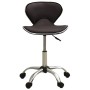 Brauner Kunstleder-Bürostuhl von , Bürostühle - Ref: Foro24-3088628, Preis: 76,94 €, Rabatt: %