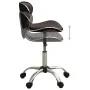 Brauner Kunstleder-Bürostuhl von , Bürostühle - Ref: Foro24-3088628, Preis: 75,65 €, Rabatt: %
