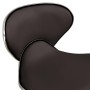 Silla de oficina de cuero sintético marrón de , Sillas de oficina - Ref: Foro24-3088628, Precio: 76,86 €