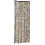 Taupe gray and white chenille mosquito net curtain 56x185 cm by vidaXL, Mosquito nets for windows - Ref: Foro24-325460, Price...