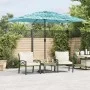 Sombrilla de jardín con poste de acero azul 300x200x250 cm by , Umbrellas - Ref: Foro24-4005094, Price: 85,76 €, Discount: %