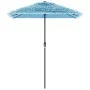 Gartenschirm mit blauem Stahlmast 300x200x250 cm von , Sonnenschirme - Ref: Foro24-4005094, Preis: 85,76 €, Rabatt: %