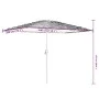 Sombrilla de jardín con poste de acero azul 300x200x250 cm by , Umbrellas - Ref: Foro24-4005094, Price: 85,76 €, Discount: %