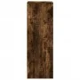 Aparador con LED madera ingeniería roble ahumado 38x34x100 cm by , Sideboards - Ref: Foro24-852170, Price: 54,28 €, Discount: %
