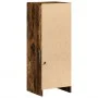 Aparador con LED madera ingeniería roble ahumado 38x34x100 cm by , Sideboards - Ref: Foro24-852170, Price: 54,28 €, Discount: %