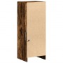 Aparador con LED madera ingeniería roble ahumado 38x34x100 cm by , Sideboards - Ref: Foro24-852170, Price: 54,95 €, Discount: %