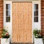 Ocher and white chenille mosquito net curtain 100x220 cm by vidaXL, Mosquito nets for windows - Ref: Foro24-325459, Price: 65...