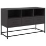 Schwarzer TV-Schrank aus Stahl, 100,5x39x60,5 cm. von , TV-Möbel - Ref: Foro24-846542, Preis: 79,51 €, Rabatt: %