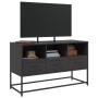 Schwarzer TV-Schrank aus Stahl, 100,5x39x60,5 cm. von , TV-Möbel - Ref: Foro24-846542, Preis: 79,51 €, Rabatt: %
