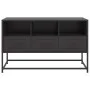 Black steel TV stand 100.5x39x60.5 cm by , TV Furniture - Ref: Foro24-846542, Price: 78,76 €, Discount: %
