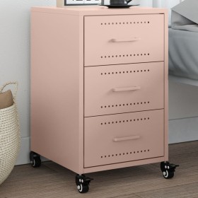 Mesita de noche acero rosa 36x39x59 cm von , Nachttische - Ref: Foro24-846729, Preis: 101,79 €, Rabatt: %