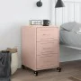 Mesita de noche acero rosa 36x39x59 cm by , Nightstands - Ref: Foro24-846729, Price: 100,30 €, Discount: %