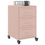 Mesita de noche acero rosa 36x39x59 cm de , Mesitas de noche - Ref: Foro24-846729, Precio: 104,40 €, Descuento: %