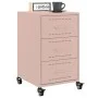 Mesita de noche acero rosa 36x39x59 cm by , Nightstands - Ref: Foro24-846729, Price: 100,30 €, Discount: %