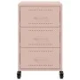 Mesita de noche acero rosa 36x39x59 cm by , Nightstands - Ref: Foro24-846729, Price: 100,30 €, Discount: %