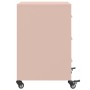Mesita de noche acero rosa 36x39x59 cm de , Mesitas de noche - Ref: Foro24-846729, Precio: 104,40 €, Descuento: %