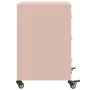 Mesita de noche acero rosa 36x39x59 cm by , Nightstands - Ref: Foro24-846729, Price: 100,30 €, Discount: %