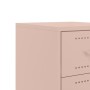 Mesita de noche acero rosa 36x39x59 cm de , Mesitas de noche - Ref: Foro24-846729, Precio: 104,40 €, Descuento: %