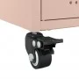 Mesita de noche acero rosa 36x39x59 cm by , Nightstands - Ref: Foro24-846729, Price: 100,30 €, Discount: %