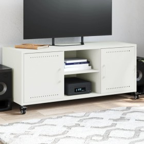Mueble de TV acero blanco 100,5x39x43,5 cm von , TV-Möbel - Ref: Foro24-846667, Preis: 93,80 €, Rabatt: %