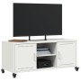 Mueble de TV acero blanco 100,5x39x43,5 cm von , TV-Möbel - Ref: Foro24-846667, Preis: 93,80 €, Rabatt: %