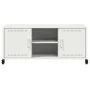 Mueble de TV acero blanco 100,5x39x43,5 cm von , TV-Möbel - Ref: Foro24-846667, Preis: 92,90 €, Rabatt: %
