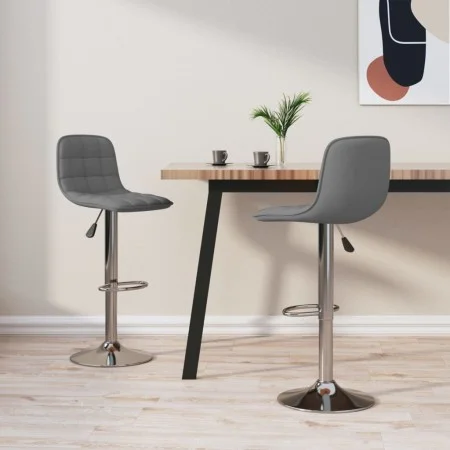 Küchenhocker 2 Stück in hellem Grau Stoff von , Küchenhocker - Ref: Foro24-333945, Preis: 127,06 €, Rabatt: %